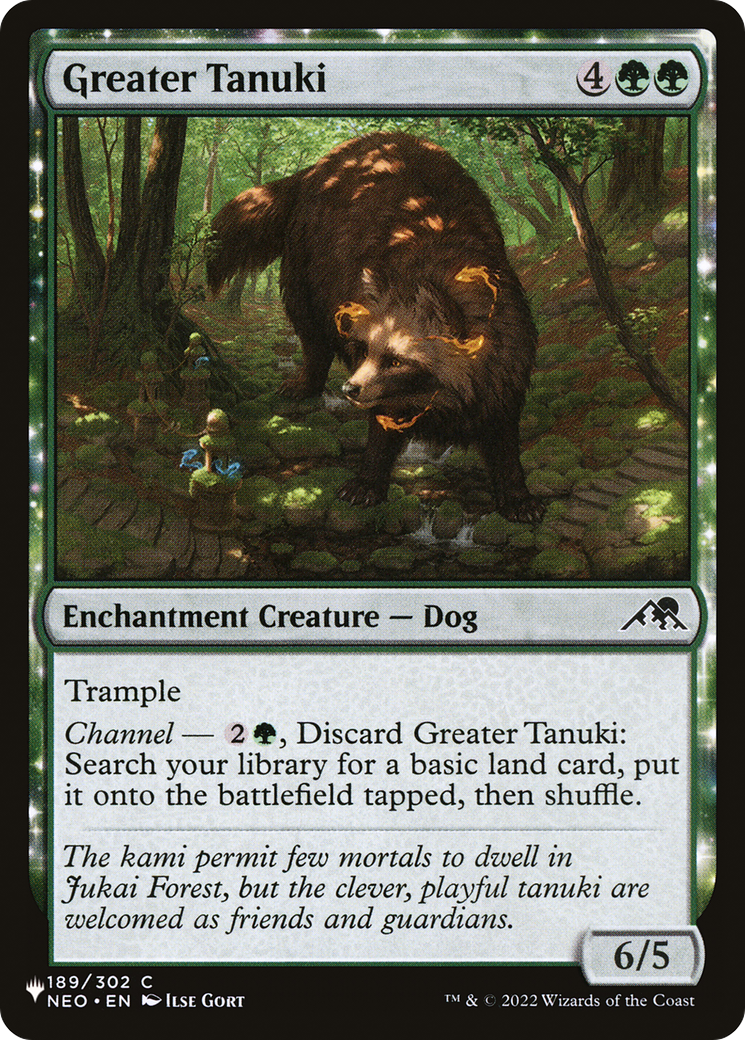 Greater Tanuki [The List] | Fandemonia Ltd