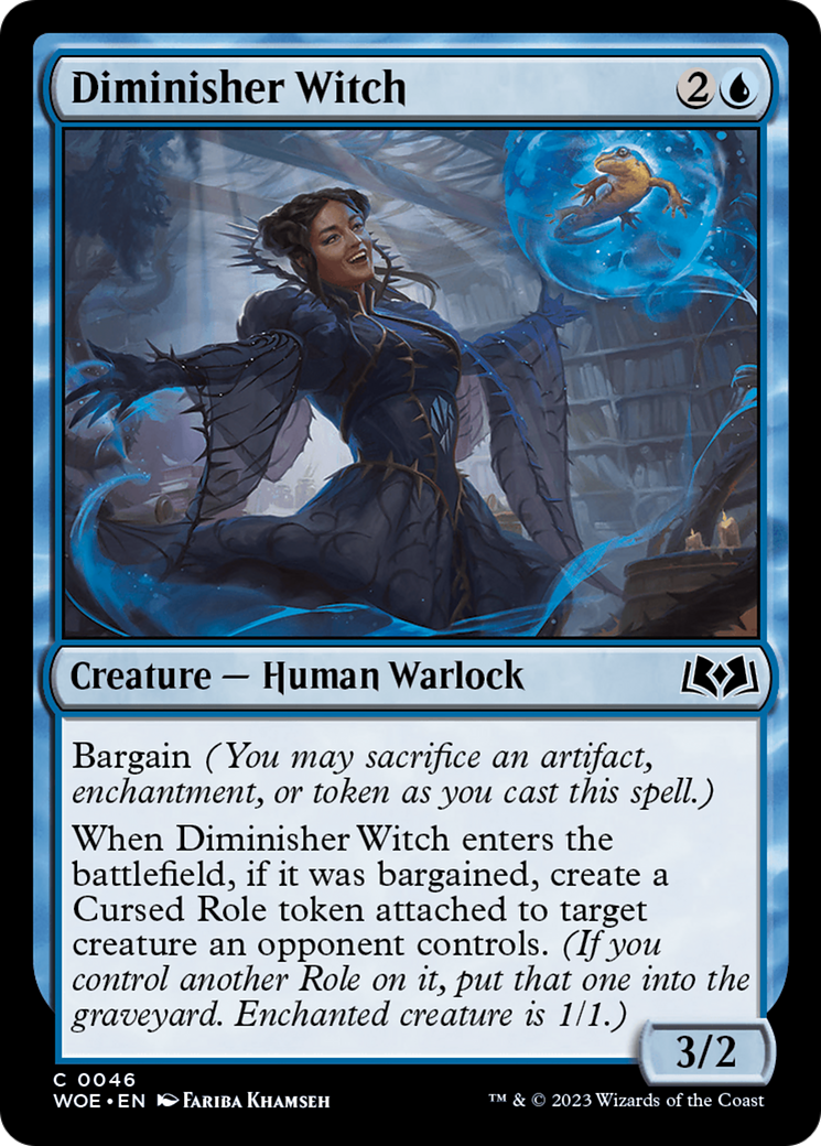 Diminisher Witch [Wilds of Eldraine] | Fandemonia Ltd