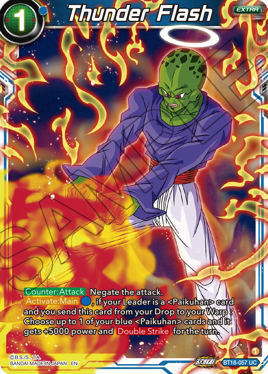 Thunder Flash (BT18-057) [Dawn of the Z-Legends] | Fandemonia Ltd