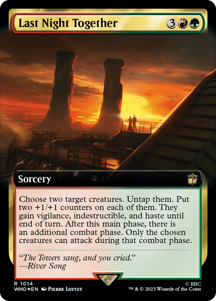 Last Night Together (Extended Art) (Surge Foil) [Doctor Who] | Fandemonia Ltd