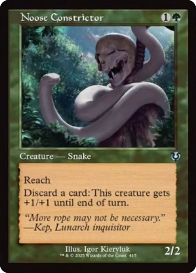 Noose Constrictor (Retro Frame) [Innistrad Remastered] | Fandemonia Ltd