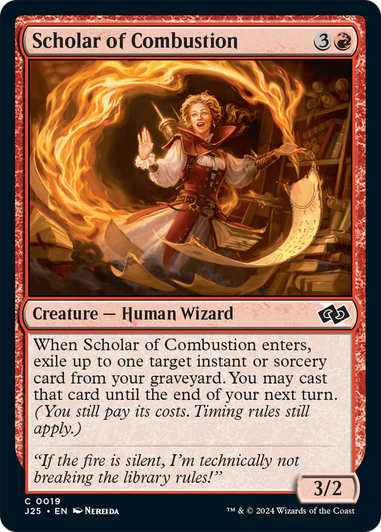 Scholar of Combustion [Foundations Jumpstart] | Fandemonia Ltd