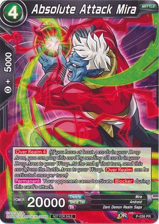 Absolute Attack Mira (P-038) [Promotion Cards] | Fandemonia Ltd