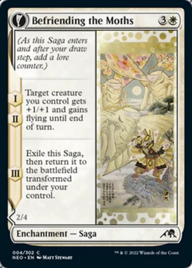 Befriending the Moths // Imperial Moth [Kamigawa: Neon Dynasty] | Fandemonia Ltd