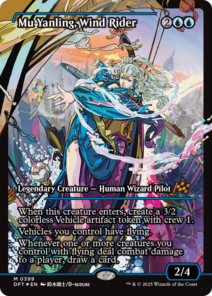 Mu Yanling, Wind Rider (Showcase) [Aetherdrift] | Fandemonia Ltd