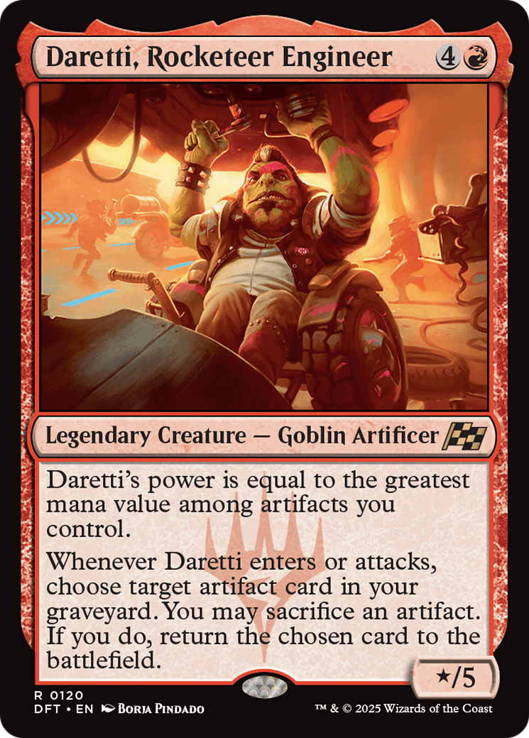 Daretti, Rocketeer Engineer [Aetherdrift] | Fandemonia Ltd