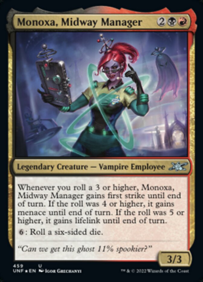 Monoxa, Midway Manager (Galaxy Foil) [Unfinity] | Fandemonia Ltd