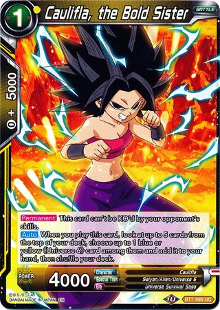 Caulifla, the Bold Sister (BT7-085) [Assault of the Saiyans] | Fandemonia Ltd