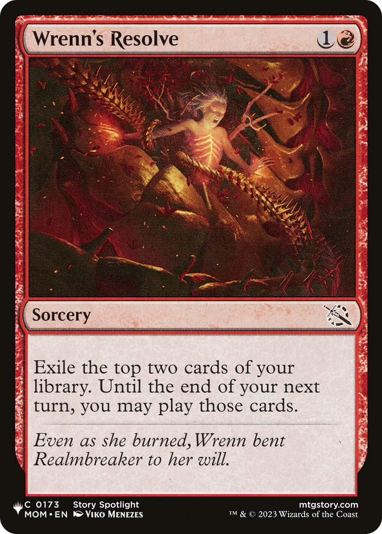 Wrenn's Resolve [The List] | Fandemonia Ltd