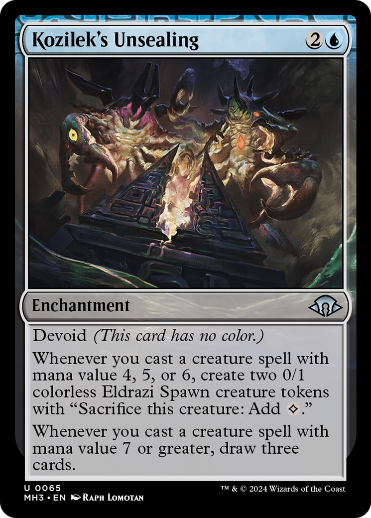 Kozilek's Unsealing [Modern Horizons 3] | Fandemonia Ltd