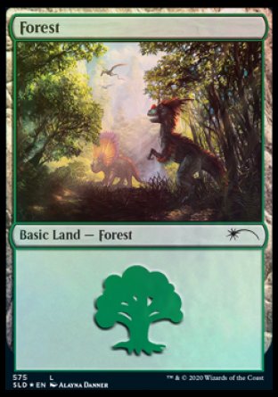 Forest (Dinosaurs) (575) [Secret Lair Drop Promos] | Fandemonia Ltd