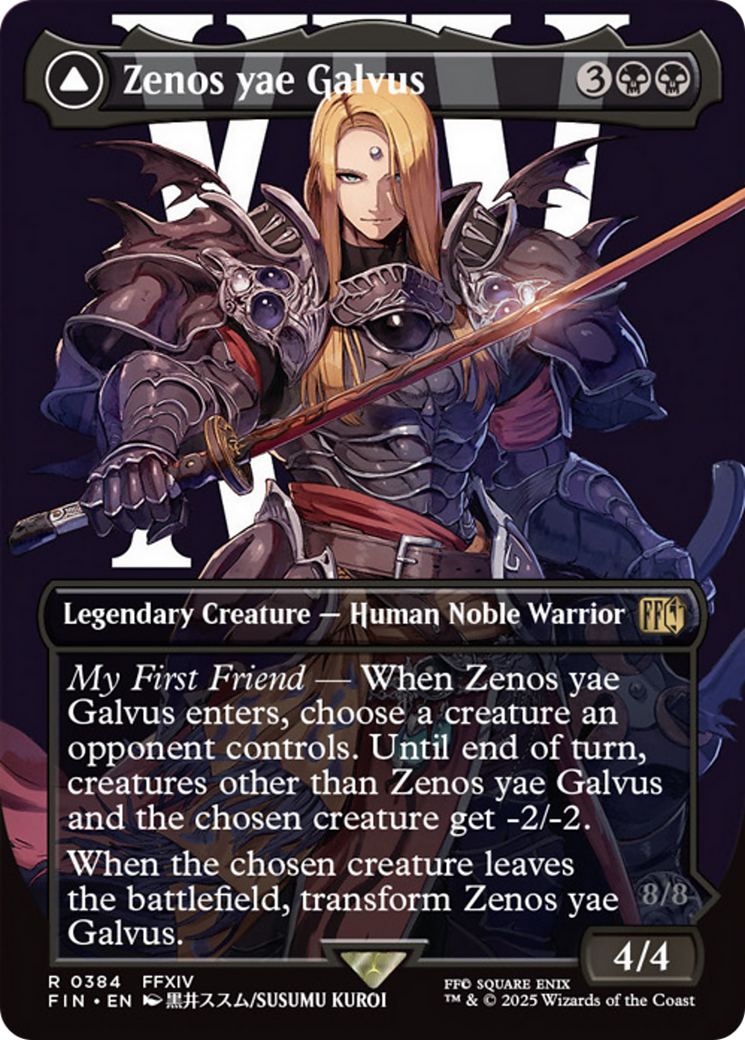 Zenos yae Galvus // Shinryu, Transcendent Rival (Borderless) [FINAL FANTASY] | Fandemonia Ltd