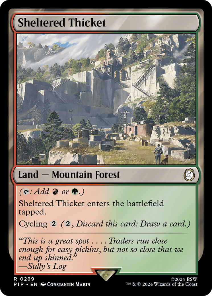 Sheltered Thicket [Fallout] | Fandemonia Ltd