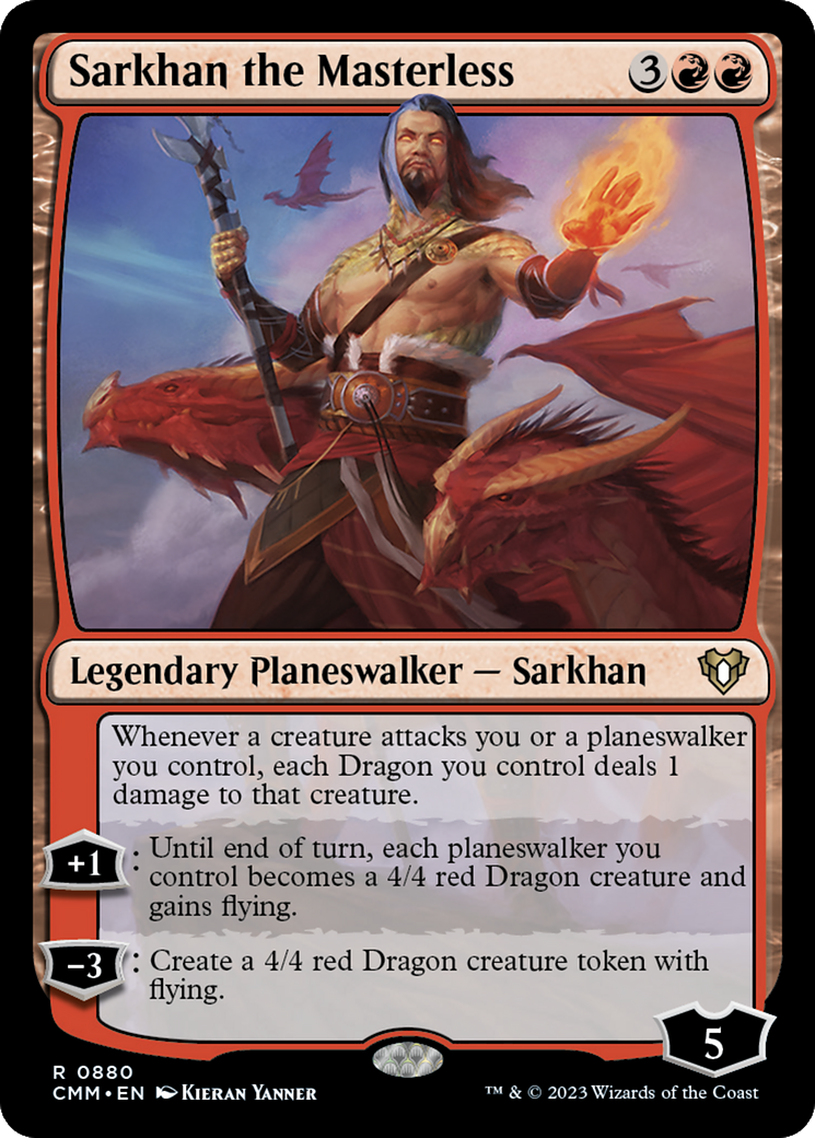 Sarkhan the Masterless [Commander Masters] | Fandemonia Ltd