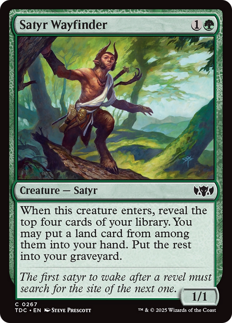 Satyr Wayfinder [Tarkir: Dragonstorm Commander] | Fandemonia Ltd