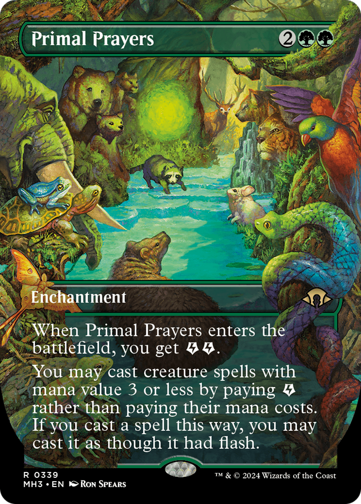 Primal Prayers (Borderless) [Modern Horizons 3] | Fandemonia Ltd