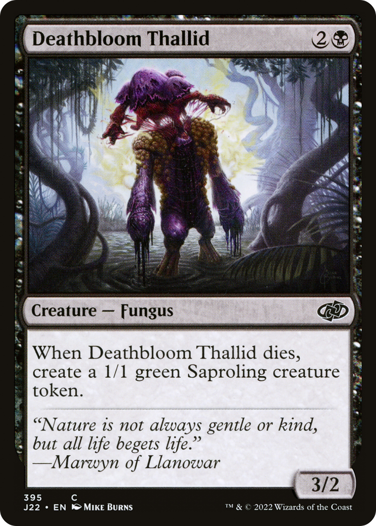 Deathbloom Thallid [Jumpstart 2022] | Fandemonia Ltd