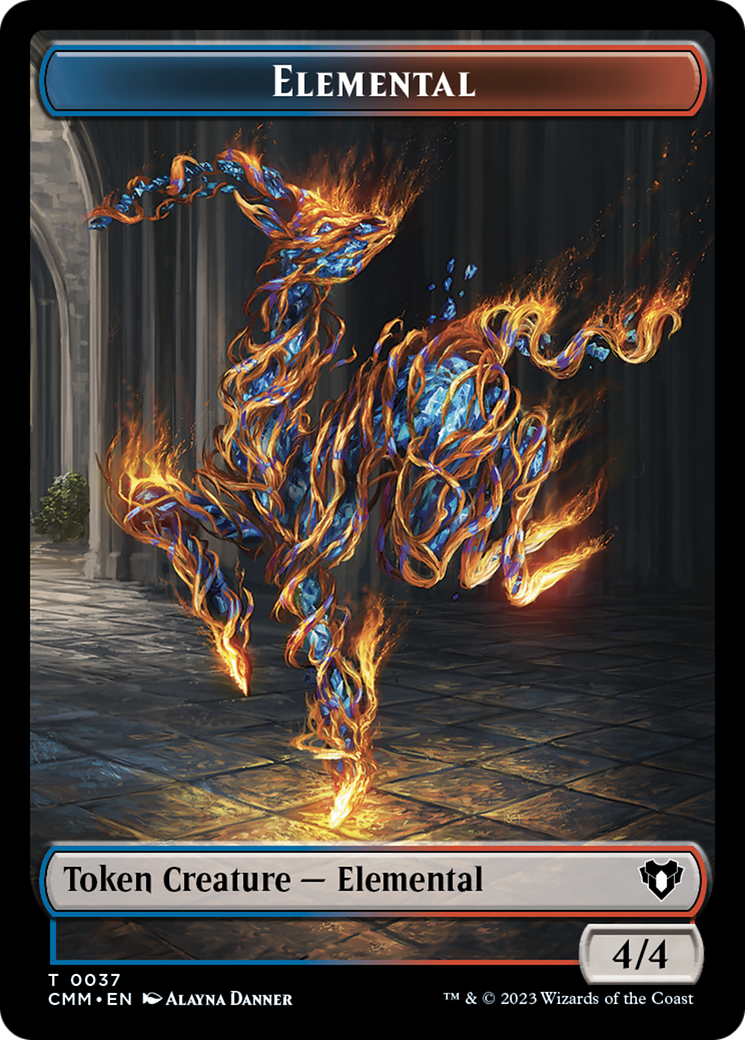 Elemental Token (37) [Commander Masters Tokens] | Fandemonia Ltd