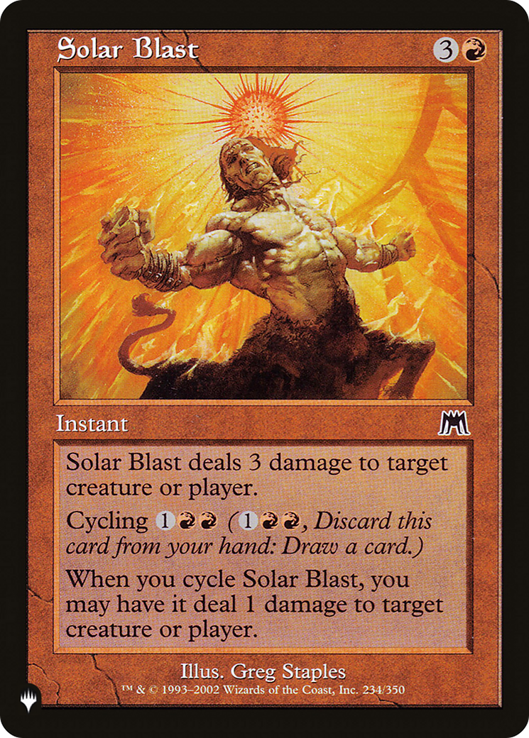 Solar Blast [The List] | Fandemonia Ltd