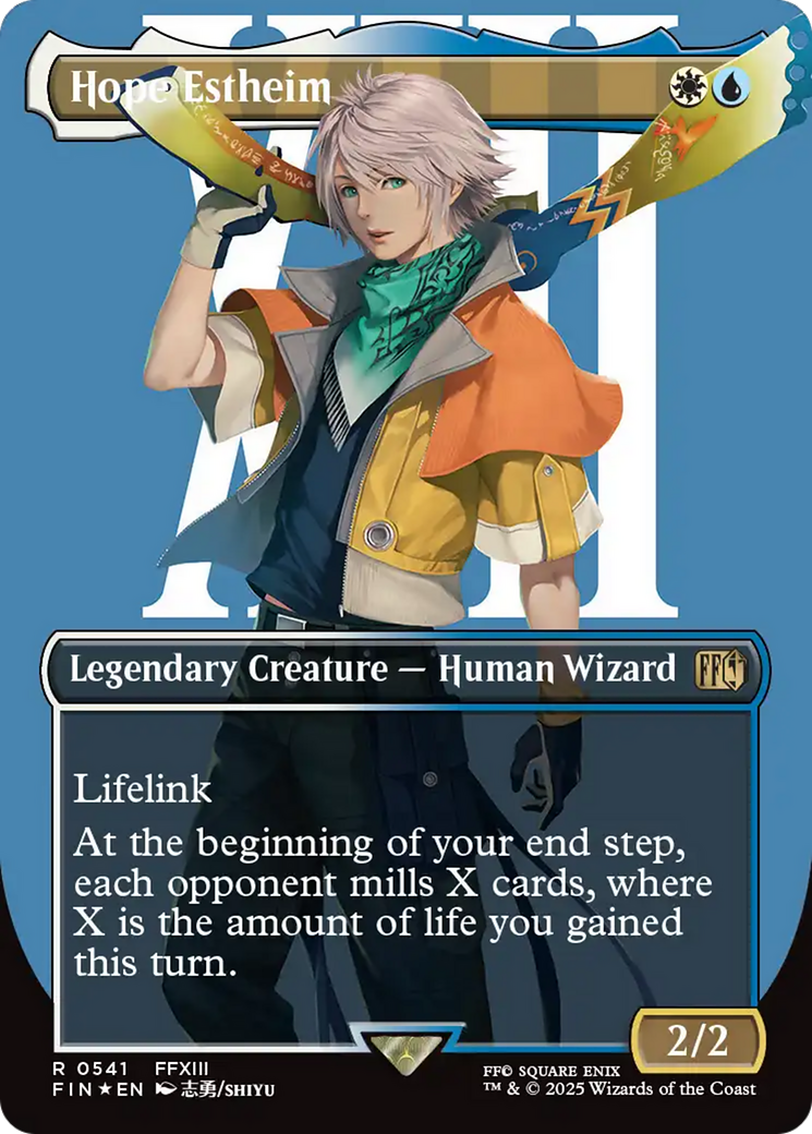 Hope Estheim (Borderless) (Surge Foil) [FINAL FANTASY] | Fandemonia Ltd