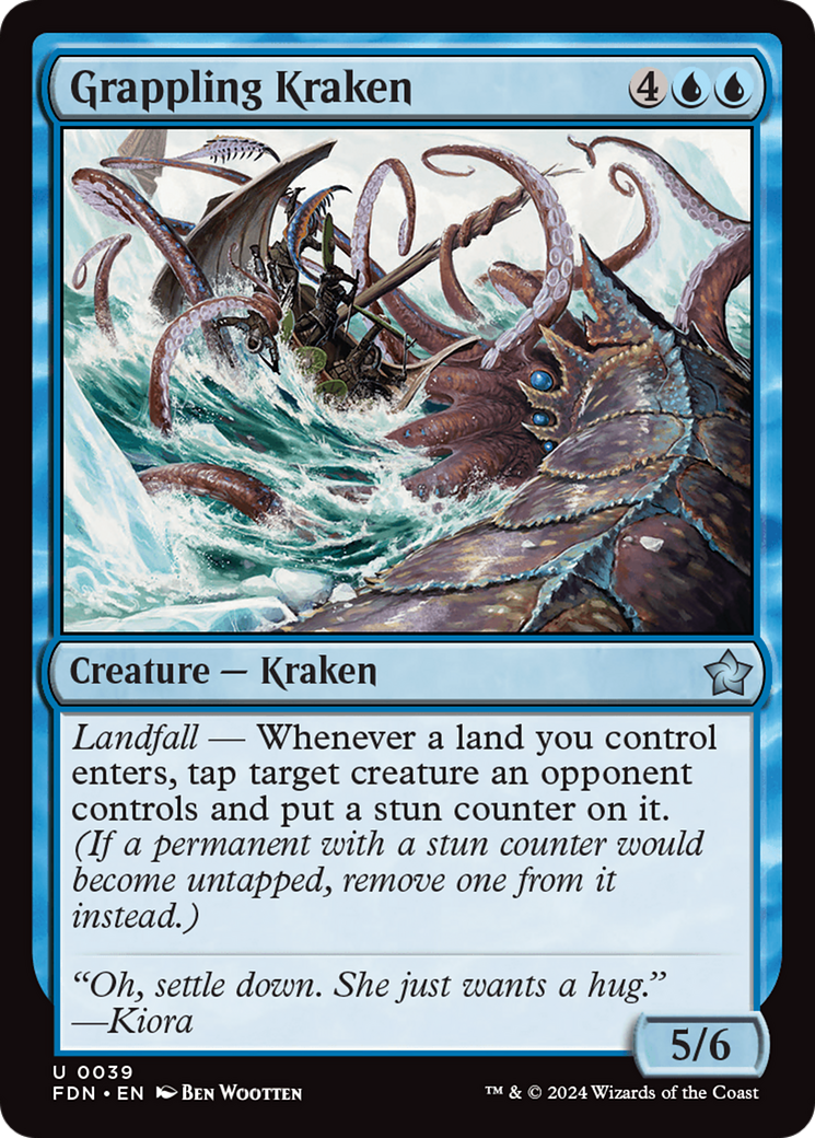 Grappling Kraken [Foundations] | Fandemonia Ltd