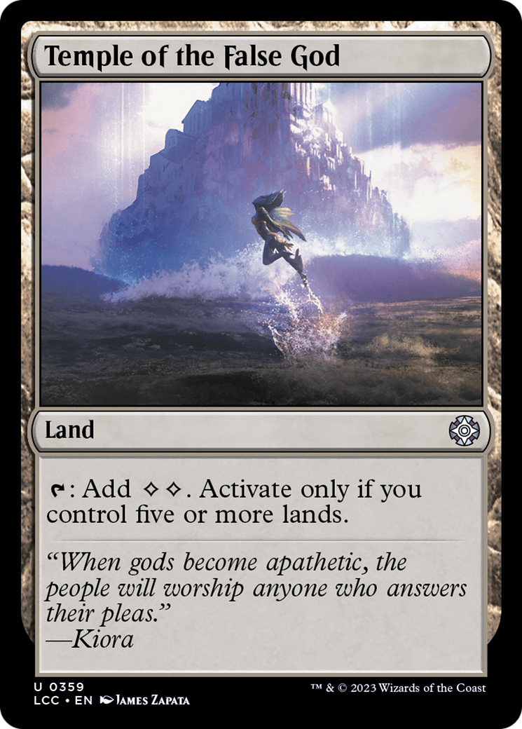 Temple of the False God [The Lost Caverns of Ixalan Commander] | Fandemonia Ltd