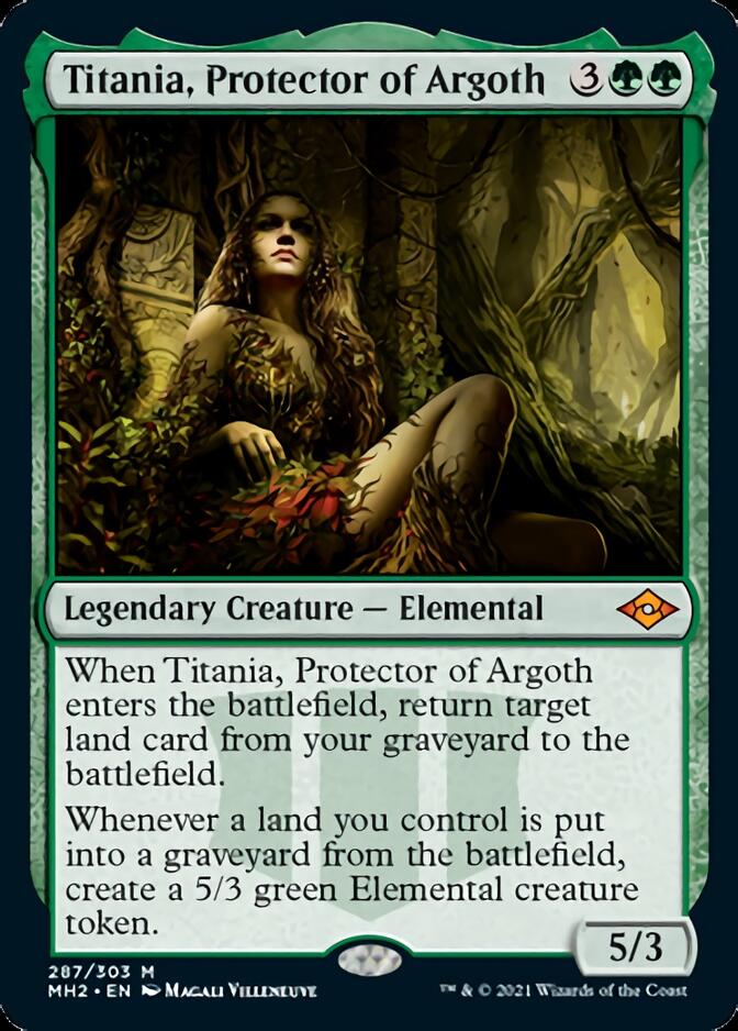 Titania, Protector of Argoth (Foil Etched) [Modern Horizons 2] | Fandemonia Ltd
