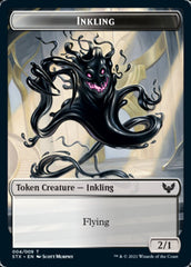 Inkling // Spirit Double-Sided Token [Strixhaven: School of Mages Tokens] | Fandemonia Ltd