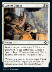 Late to Dinner [Modern Horizons 2] | Fandemonia Ltd