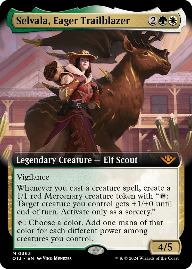 Selvala, Eager Trailblazer (Extended Art) [Outlaws of Thunder Junction] | Fandemonia Ltd