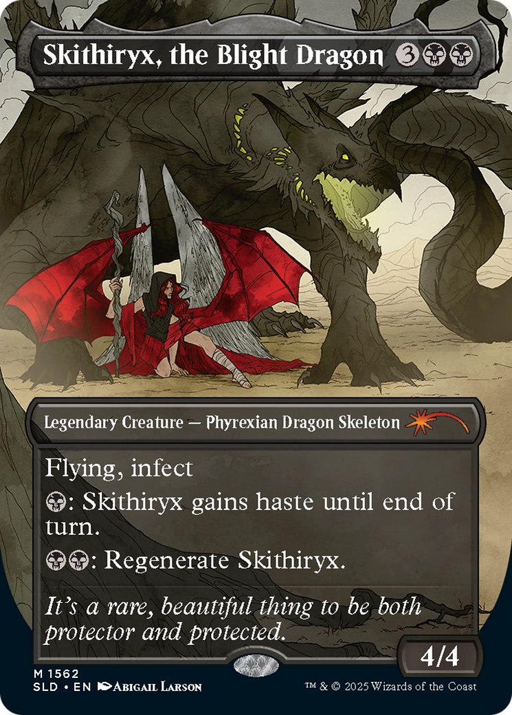 Skithiryx, the Blight Dragon (Rainbow Foil) [Secret Lair Drop Series] | Fandemonia Ltd