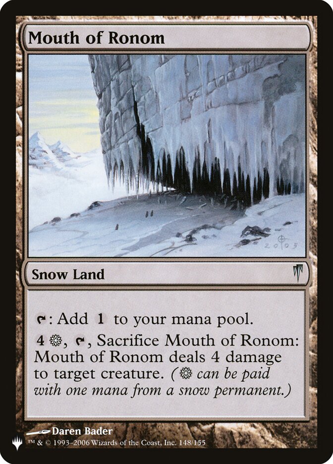 Mouth of Ronom [The List] | Fandemonia Ltd