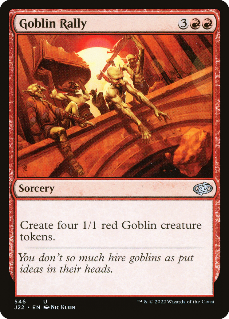 Goblin Rally [Jumpstart 2022] | Fandemonia Ltd
