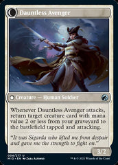 Bereaved Survivor // Dauntless Avenger [Innistrad: Midnight Hunt] | Fandemonia Ltd