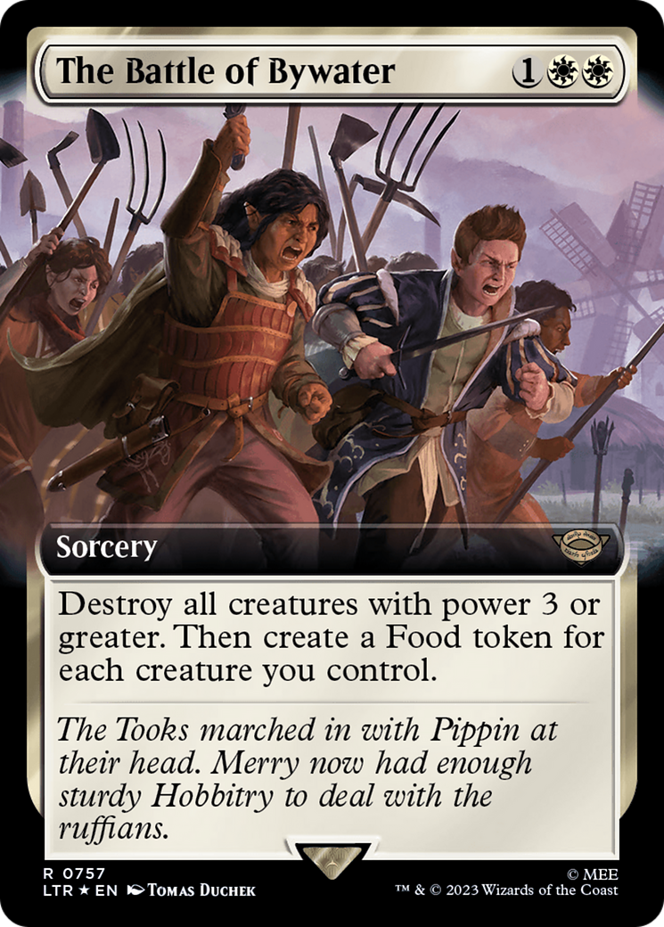 The Battle of Bywater (Extended Art) (Surge Foil) [The Lord of the Rings: Tales of Middle-Earth] | Fandemonia Ltd