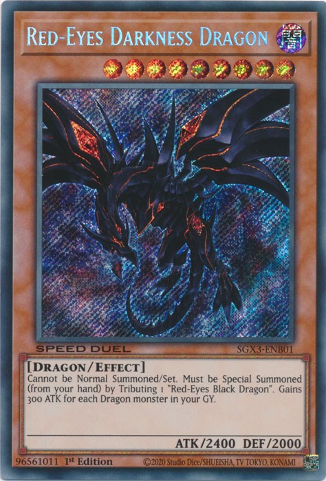 Red-Eyes Darkness Dragon [SGX3-ENB01] Secret Rare | Fandemonia Ltd