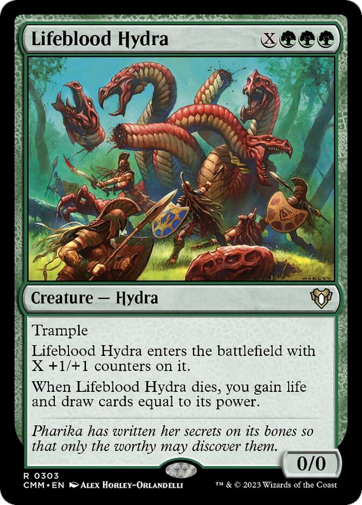 Lifeblood Hydra [Commander Masters] | Fandemonia Ltd