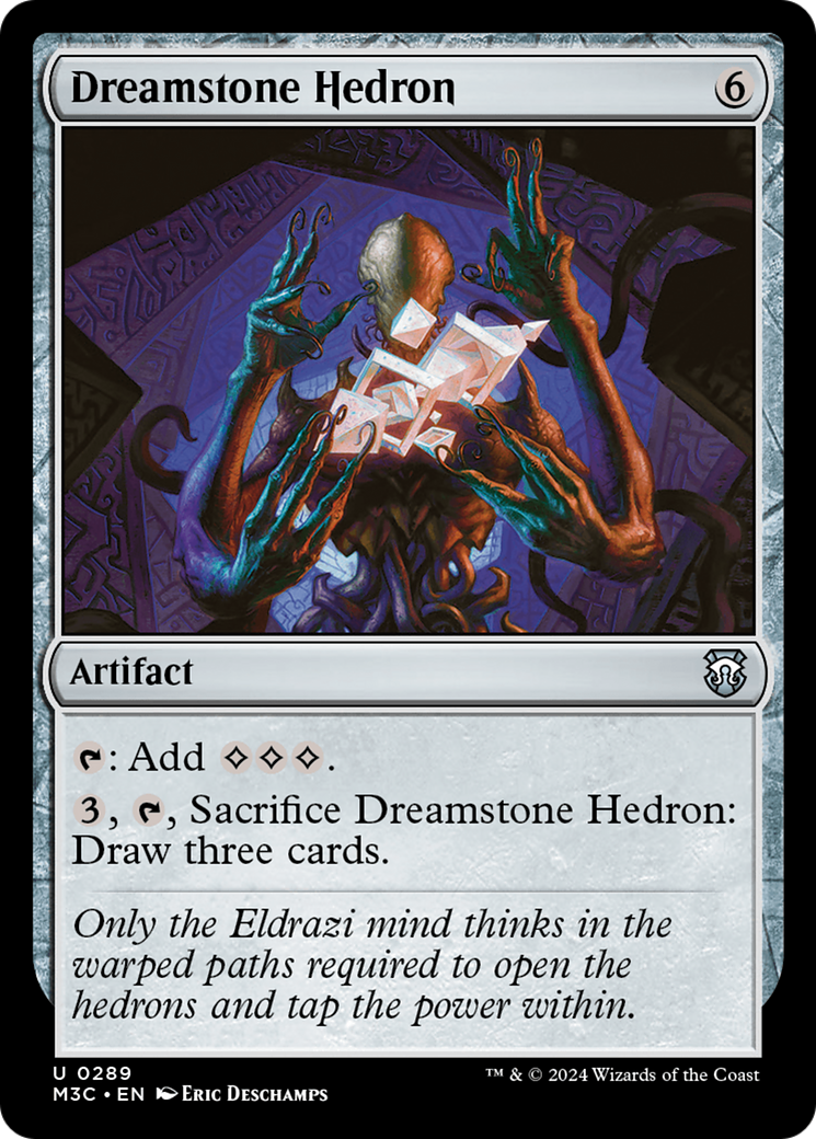 Dreamstone Hedron (Ripple Foil) [Modern Horizons 3 Commander] | Fandemonia Ltd