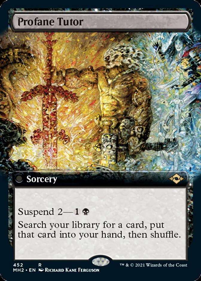 Profane Tutor (Extended Art) [Modern Horizons 2] | Fandemonia Ltd