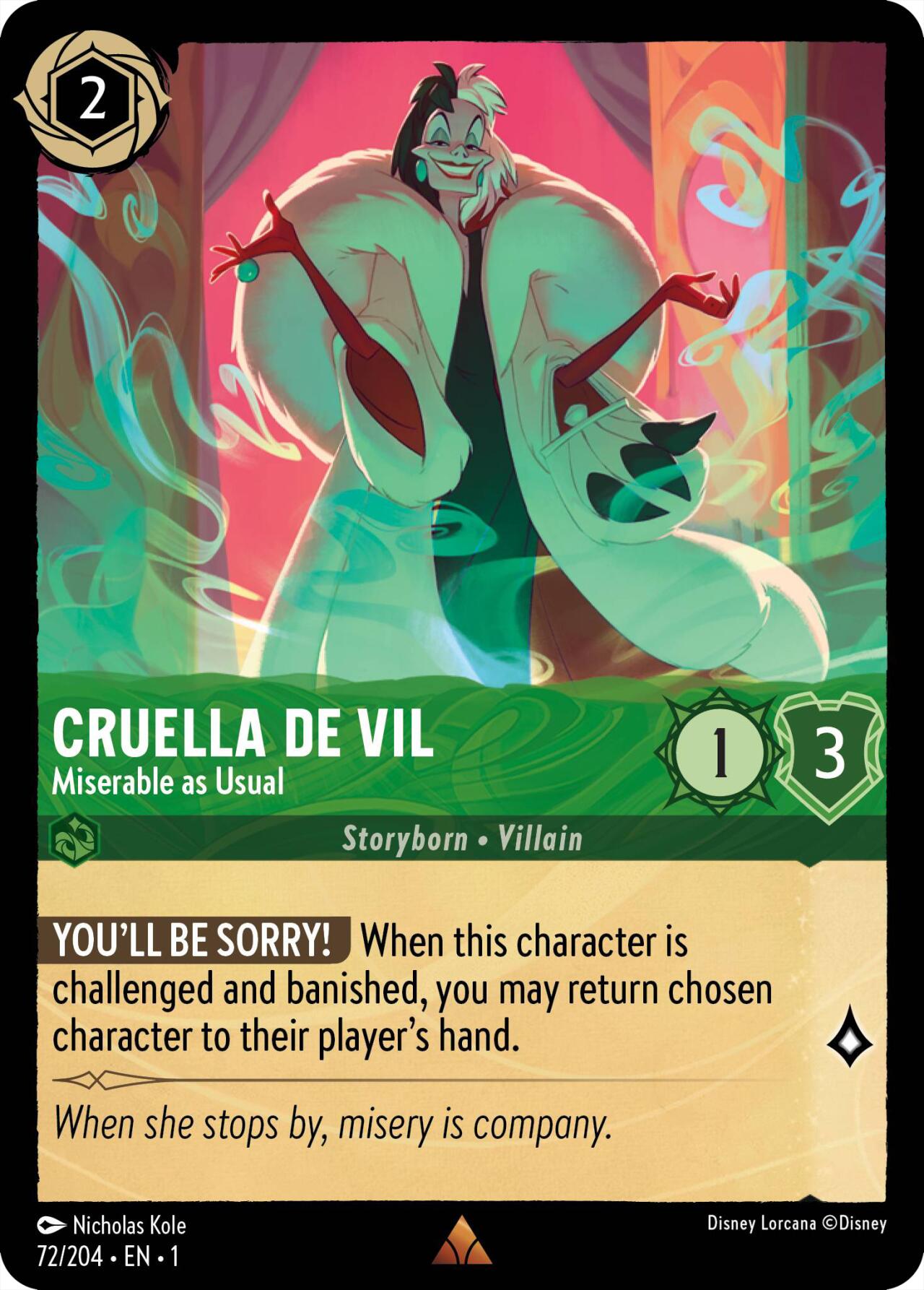 Cruella de Vil - Miserable as Usual (72/204) [The First Chapter] | Fandemonia Ltd