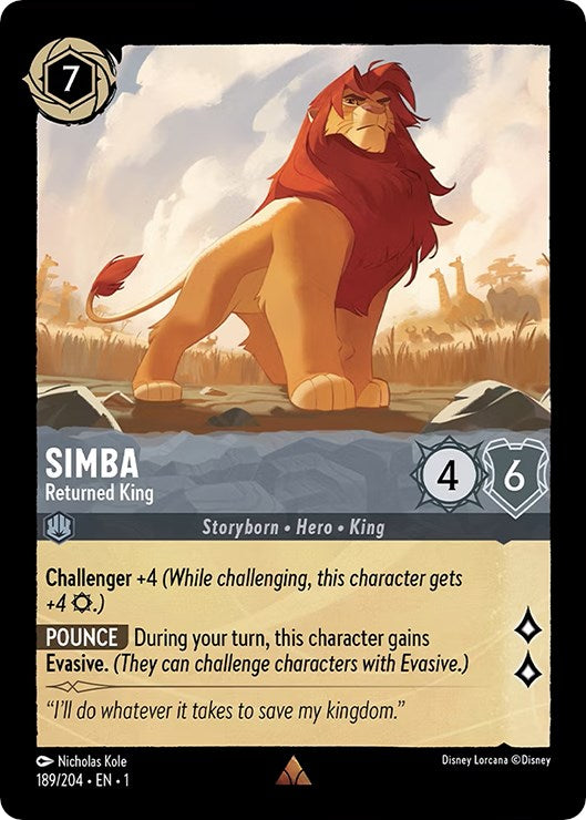 Simba - Returned King (189/204) [The First Chapter] | Fandemonia Ltd