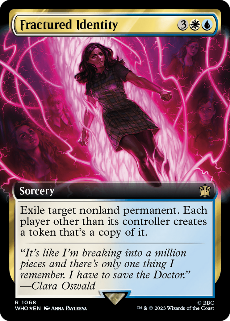 Fractured Identity (Extended Art) (Surge Foil) [Doctor Who] | Fandemonia Ltd