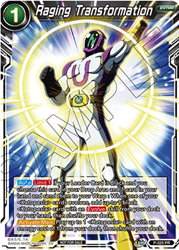 Raging Transformation (P-325) [Tournament Promotion Cards] | Fandemonia Ltd