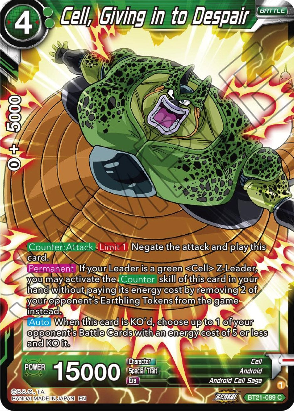 Cell, Giving in to Despair (BT21-089) [Wild Resurgence] | Fandemonia Ltd