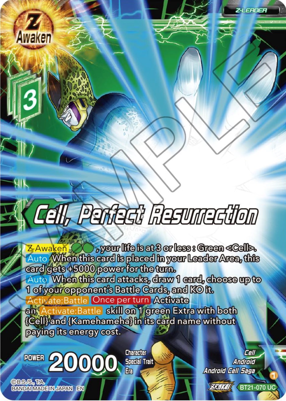 Cell, Perfect Resurrection (BT21-070) [Wild Resurgence] | Fandemonia Ltd