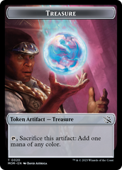 Treasure (20) // Vampire Double-Sided Token [March of the Machine Tokens] | Fandemonia Ltd
