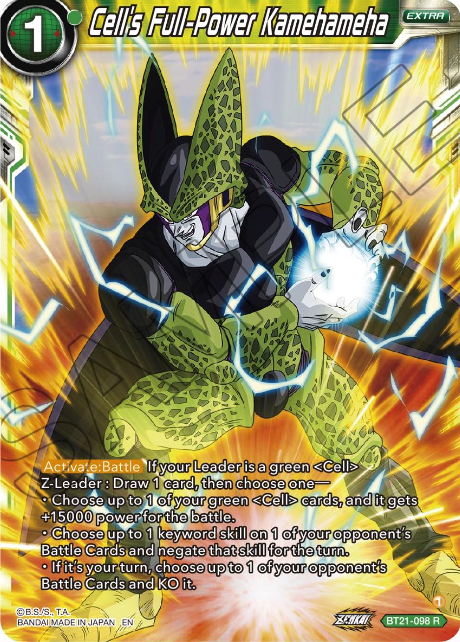 Cell's Full-Power Kamehameha (BT21-098) [Wild Resurgence] | Fandemonia Ltd