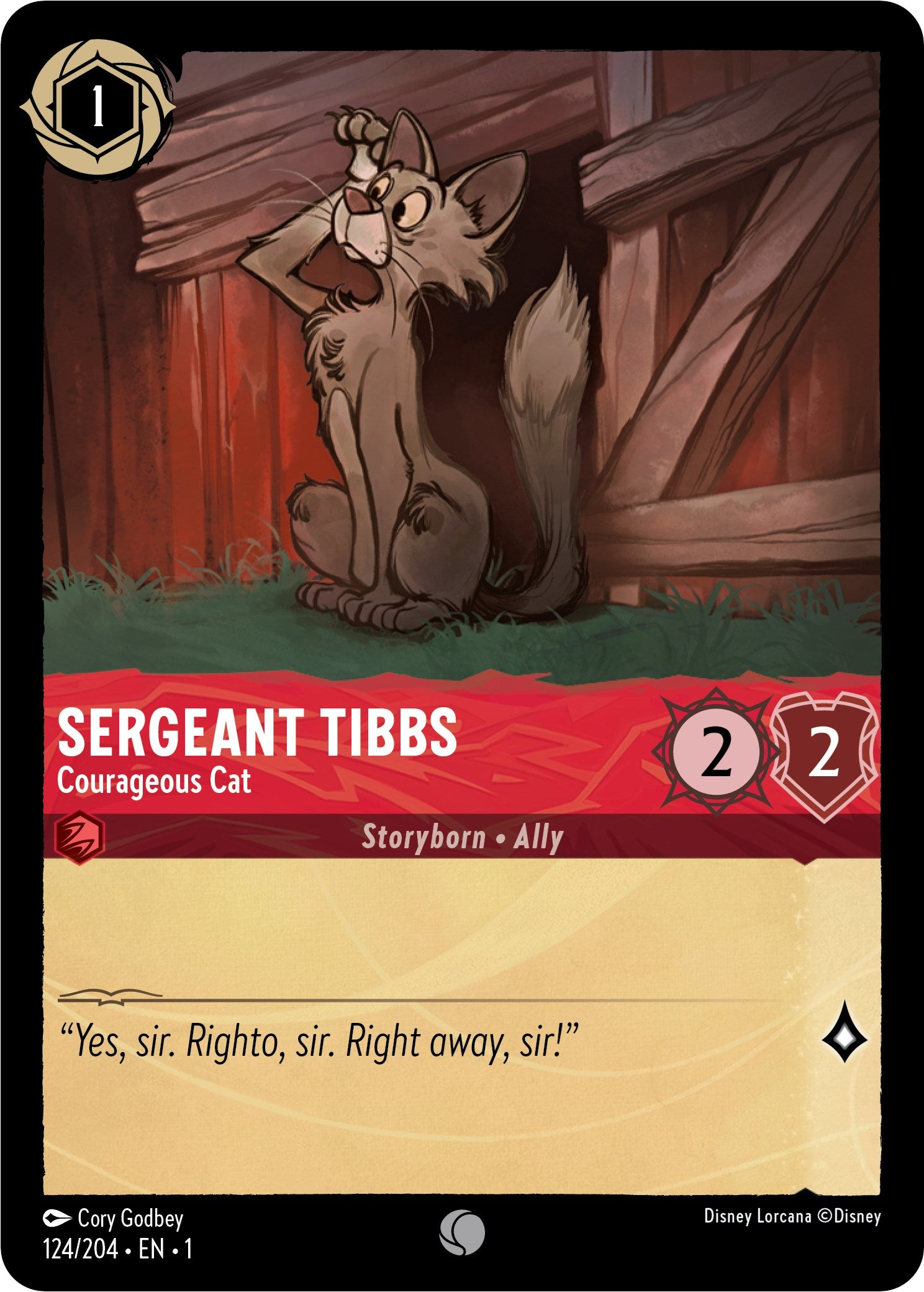 Sergeant Tibbs - Courageous Cat (124/204) [The First Chapter] | Fandemonia Ltd