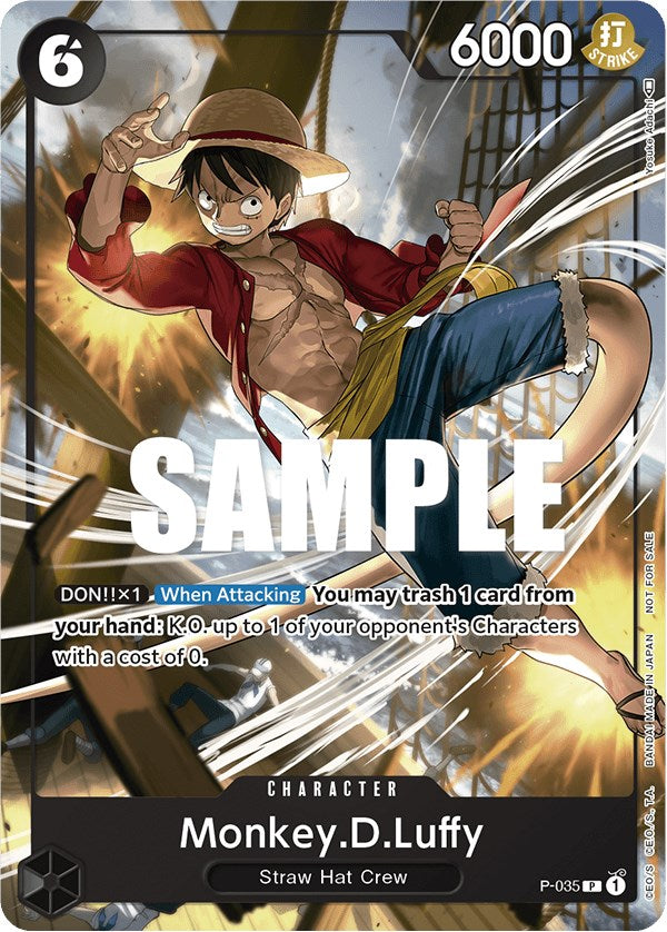 Monkey.D.Luffy (Pirates Party Vol. 3) [One Piece Promotion Cards] | Fandemonia Ltd
