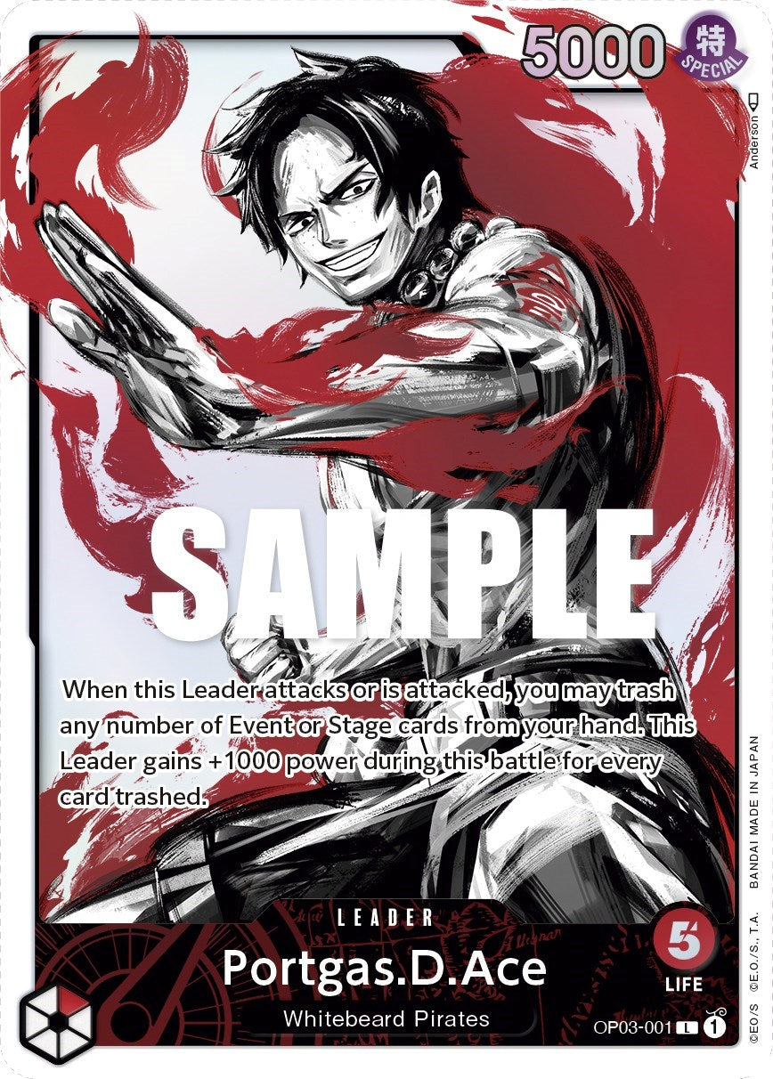 Portgas.D.Ace (Alternate Art) [Pillars of Strength] | Fandemonia Ltd